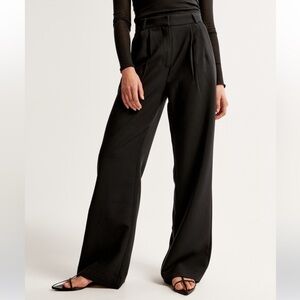 Abercrombie Black Trouser Dress Pant PETITE